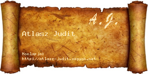 Atlasz Judit névjegykártya